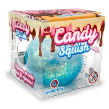 Imagem de Brinquedo Antiestresse Squishy Apertar Doces Sortido Unitário Infantil PoliBrinq - SQ250
