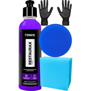 Imagem de KIT Restaurax 240ml Vonixx Restaurador Revitalizador Plástico