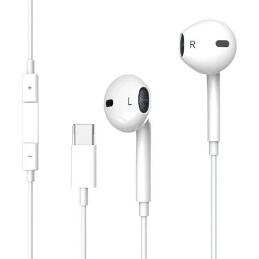 Imagem de Fone De Ouvido In-Ear Tipo C Conexão Digital Áudio Potente