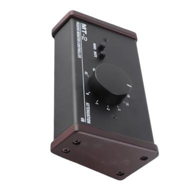 Imagem de Akozon Controlador de Monitor Passivo Com Entradas XLR e 3,5 Mm - Botão de Volume Grande e Controle de Mudo para Gerenciamento de áudio Preciso