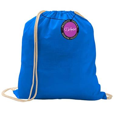 Imagem de Mochila tipo Saco Gym Sack em Algodão e Poliéster Hand TopGet (Azul Royal)