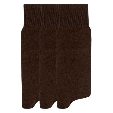 Imagem de Kit 3 Meias Mash Social Cano Longo Poliamida Lisa Masculina 231.03, Ma