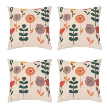 Imagem de Capas Decorativas Para Almofadas, Adequadas Para SofáS, Camas, Salas De Estar E Cadeiras(N1022-KIT4)