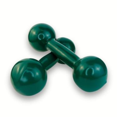 Imagem de Par de Halter Peso 0,5Kg Cor Verde Treino Musculação