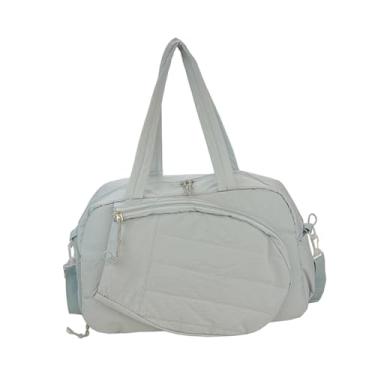 Imagem de UGPLM Bolsa de tênis, bolsa esportiva com compartimento para sapatos, leve para academia, ideal para treinos e competições ao ar livre, Azul