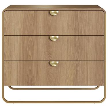 Imagem de Comoda 3 Gavetas Organica 90 Cm 28068 Artesano Hanover