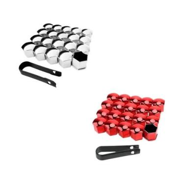 Imagem de Capas De Proteção Antiferrugem Para Porcas De Roda De Carro 17 19 21mm