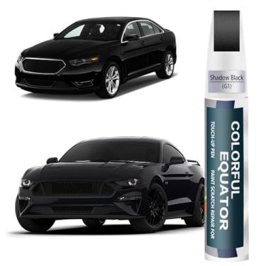 Imagem de Tinta de retoque G1 Shadow Black para Ford, caneta de pintura de carro, reparo de arranhões, tinta de retoque dois em um, removedor de arranhões de carro premium para arranhões profundos