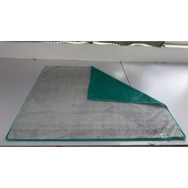 Imagem de IRRESTRICO Cobertor impermeável para animais de estimação 101,6 x 122 cm, manta de lã macia para cães e gatos com bolsa de armazenamento de viagem – protetor lavável para sofá, assento de carro e chão