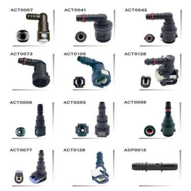 Imagem de Conector Engate Rápido P/ Mangueira de Combustível 3/8"x3/8" - PARALEL