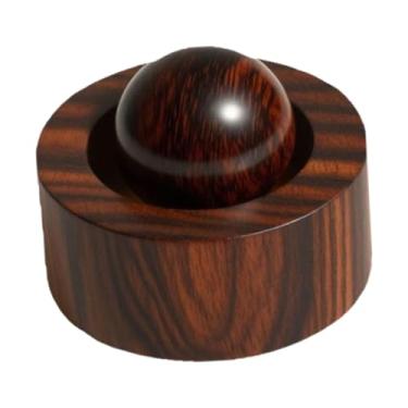 Imagem de Ｂｅｓｇａ Difusor de óleos essenciais, aromatizador de ambiente, difusor de madeira em formato de bola redonda, fragrância para guarda-roupa, carro, escritório, Sândalo