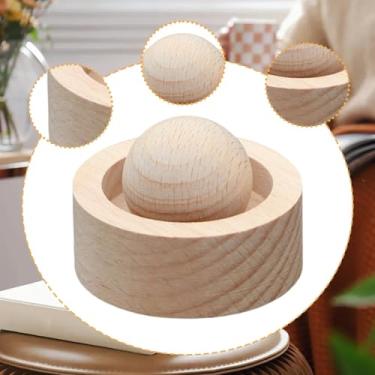 Imagem de Bothyi Difusor de óleos essenciais, aromatizador de ambientes, difusor de óleos para guarda-roupa, carro e quarto, Madeira de Faia