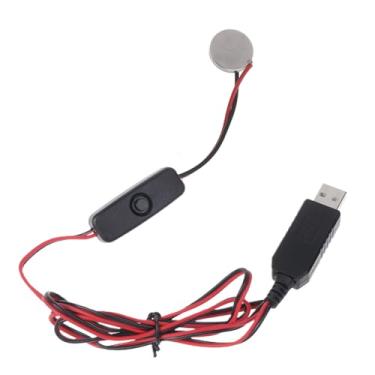 Imagem de BELOWSYALER Kit de substituição de eliminador de bateria, cabo de carregamento de bateria fictícia USB para 3V CR2032 com interruptores Repalce CR2032 3V bateria para dispositivos alimentados por