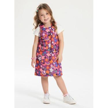 Imagem de Conjunto Verão Menina Natural Blusa e Salopete Jardim das Joaninhas, 8