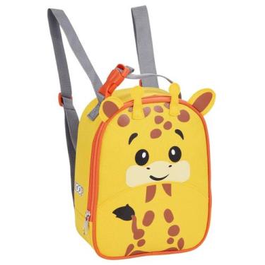 Imagem de Lancheira Térmica Infantil Escola Creche Pré-escola Passeio Girafa Ama