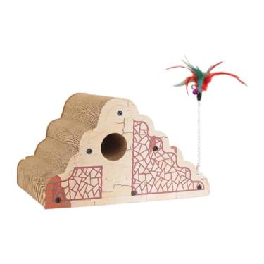 Imagem de Dualoai Arranhador para Gatos, Brinquedo para Escalar e Arranhar, Presente Prático para Animais de Estimação, Style B