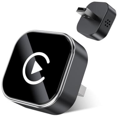 Imagem de Adaptador CarPlay sem fio 2 em 1 para iPhone e adaptador automático sem fio Android, mini CarPlay 2026, conexão automática rápida, Plug & Play, Apple Car Play para iOS/Android