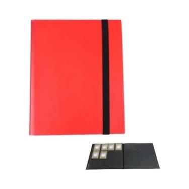 Imagem de Fichário Para Cartões De Esportes Com Múltiplos Bolsos, Capa Durável E