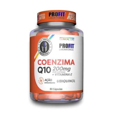 Imagem de Coenzima Q10 + Vitamina E 200mg 60 Cápsulas Profit - Profit Labs