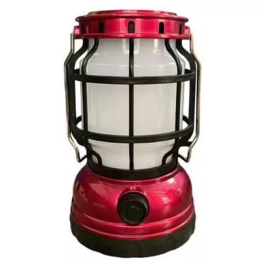 Imagem de Lampião Retrô Led Recarregável Lanterna Acampamento Pesca - Lintian