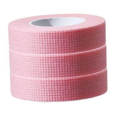 Imagem de KiBcsLic Kit com 3 unidades de fitas adesivas para unhas, ideais para Guzheng (instrumento de cordas), macias e absorventes de suor, respiráveis ​​e perfeitas, Rosa