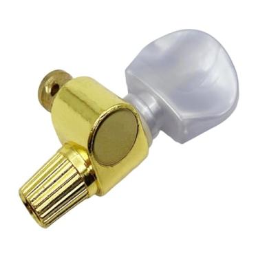 Imagem de menolana Tarraxa de afinação da 5ª corda do banjo - Peça de reposição leve e elegante para banjo - Tarraxa de afinação profissional com engrenagem