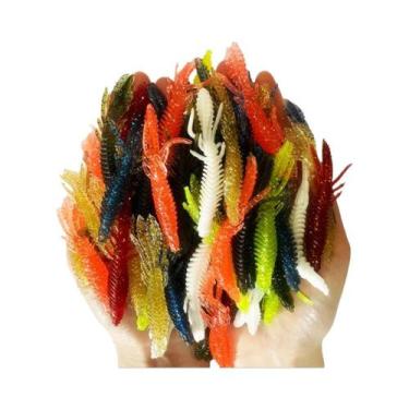 Imagem de Iscas De Pesca De Silicone 6.5CM 7.5CM 100PCS Wobbler Iscas Artificiai
