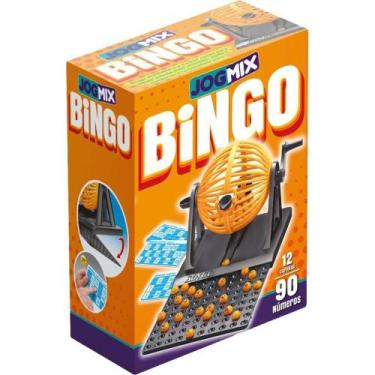 Imagem de Jogo de Bingo Plástico com Globo Giratório e 90 Números - TK Shopping