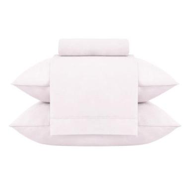 Imagem de Kit Jogo de Lençol Buddemeyer 4 Peças Cama Casal 200 Fios Gran Percall