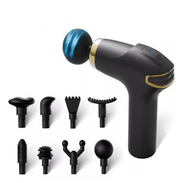 Imagem de GM Bear Massageador Muscular Eletrico Profissional Pistola,Alívio da Dor, Relaxamento, Liberação Miofascial,Pistola Massageadora Miofascial com 8 Ponteiras 6 Níveis de Velocidade,Portátil e Silencioso (8)