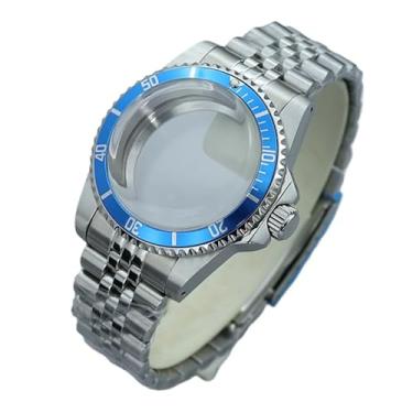 Imagem de FEIYASHI Caixa de relógio vintage à prova d'água de aço cúpula de vidro acrílico para NH35 36 38 Movimento Relógio com mostrador de 28,5 mm, Tampa inferior de vidro 2, Caixa de relógio de luxo