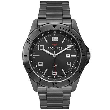 Imagem de Relógio Technos, Pulseira de Aço, Masculino, Grafite