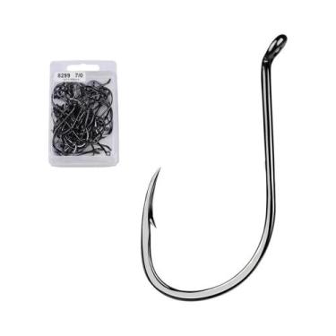 Imagem de 50pcs Anzóis De Pesca Com Espinhos Em Aço Carbono De Alta Qualidade Pa