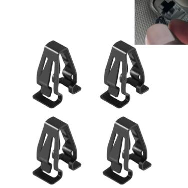 Imagem de OCHIWAVE Retentor de clipe de viseira solar de 4 peças para Ford Mustang Edge Fusion para Lincoln MKX MKZ DS7Z-9904132-A DS7Z9904132A 9904132