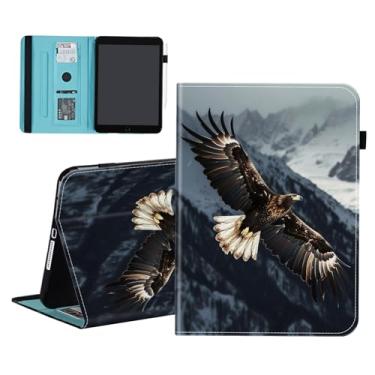 Imagem de smauncucn Capa para iPad Air de 13 polegadas (M3 2025 / M2 2024) / iPad Pro 12,9 polegadas (2022/2021/2020/2018), capa carteira de couro PU com suporte multi-ângulo com despertar/hibernar automático