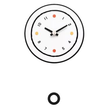 Imagem de KEG801302 Relógio de parede minimalista para casa sem perturbações, relógio de parede moderno para sala de estar, adequado para sala de estar, estudo, escritório. Relógio de parede (preto)