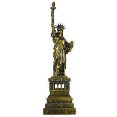 Imagem de Milisten Decoração de modelo da liberdade estatuetas da liberdade ornamentos de julho de 4 ornamentos Estátua da Liberdade Lembranças Decoraciones para Salas de Casa The Statue of Liberty Coleção Americana Deusa 3D