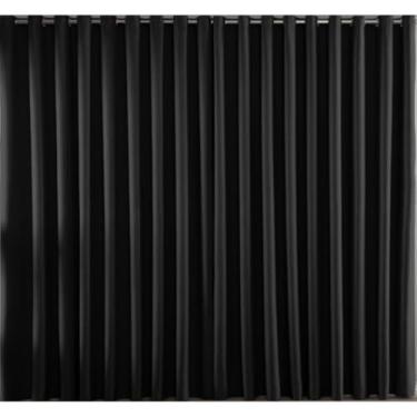 Imagem de Cortina Blackout 6.00m x 2.80m - Tecido Funcional para Ambientes Domésticos, Bloqueia Luz e Garante Privacidade (Preto,4,00 x 2,80)