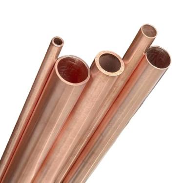 Imagem de Tubo De Cobre T2 De 1 Peça - 245mm/500mm De Comprimento, 32-54 Mm OD - Resistente À Corrosão Para Tubos De Gás E Hastes Condutoras De Transformador(500mm,45x3mm)