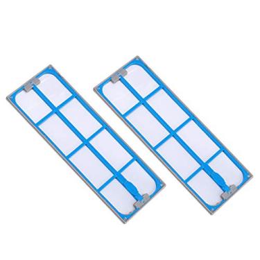 Imagem de 2 peças de substituição para aspirador robô A6 ABS Filtra eficazmente cabelos e impurezas Melhora a eficiência Desempenho estável Instalação fácil Pro