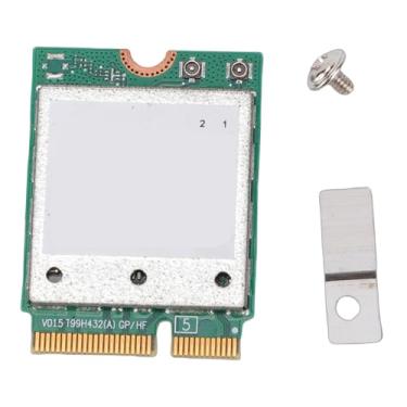 Imagem de ASHATA Placa Sem Fio WiFi 7, QCNCM865 5,8 Gbps M.2 Placa de Rede Sem Fio WiFi 7 para Laptop, Banda Tripla 2,4 G 5 G 6 GHz, 2x2, 4K QAM, Interface de Antena 2x2