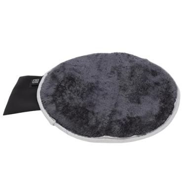Imagem de Dpofirs Almofada de Aquecimento Elétrica Usb Portátil Macio Pet Esteira de Calor para Gatos Cães Fonte de Alimentação Usb Segura para Casa Viagem Flanela 13.78x13.78in (Cinza)