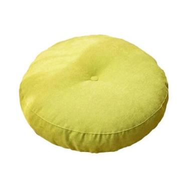 Imagem de Almofada De Chão Redonda De Cor Sólida Para Meditação, Yoga, Sofá, Cad