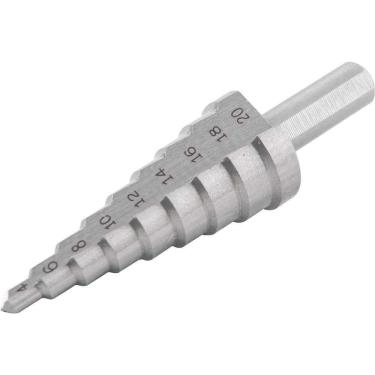 Imagem de Broca De Aço Rápido, Escalonada, 4 Mm A 20 Mm, Vonder