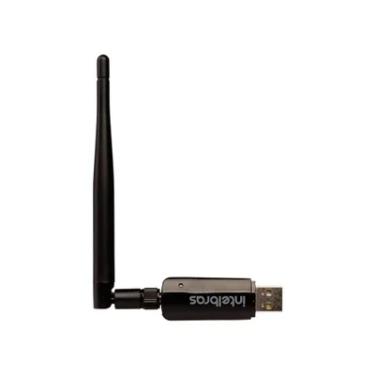 Imagem de Adaptador Wireless Usb Intelbras Inet 4710016 Iwa3001 De Alto Ganho 300mbps Com Antena Removivel