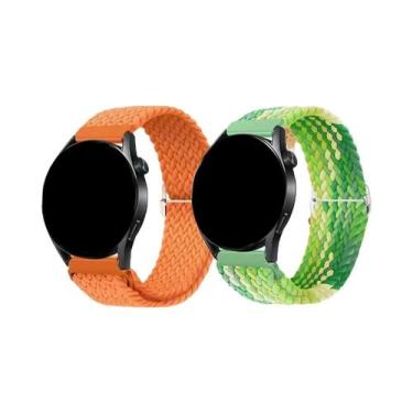 Imagem de Pulseira Trançada De 18/20/22mm 2 Peças Para Samsung Watch 6, Amazfit 