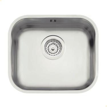 Imagem de Cuba Tramontina Lavínia 40 BL Prime em Aço Inox Acetinado 40x34 cm com Escape e Válvula 94020103