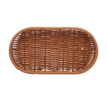Imagem de Cesta Oval 22cm x 11cm x 3cm Plástico Lyor