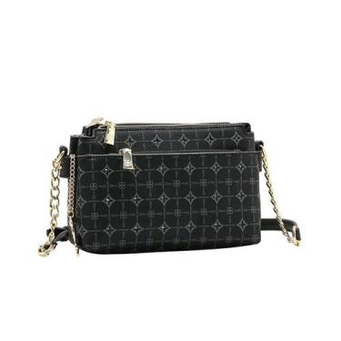 Imagem de Bolsa Tipo Crossbody Monograma Delicado - Alça Transversal - Chenson 3