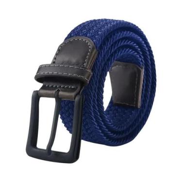 Imagem de Cinto Tático Masculino De Lona Com Fivela De Metal E Elástico Para Cal